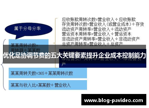 优化足协调节费的五大关键要素提升企业成本控制能力